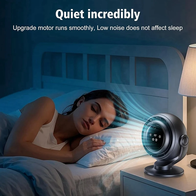 

Desk Fan,Oscillating Air Circulator Fan High Wind Speed Cooling FanJAS