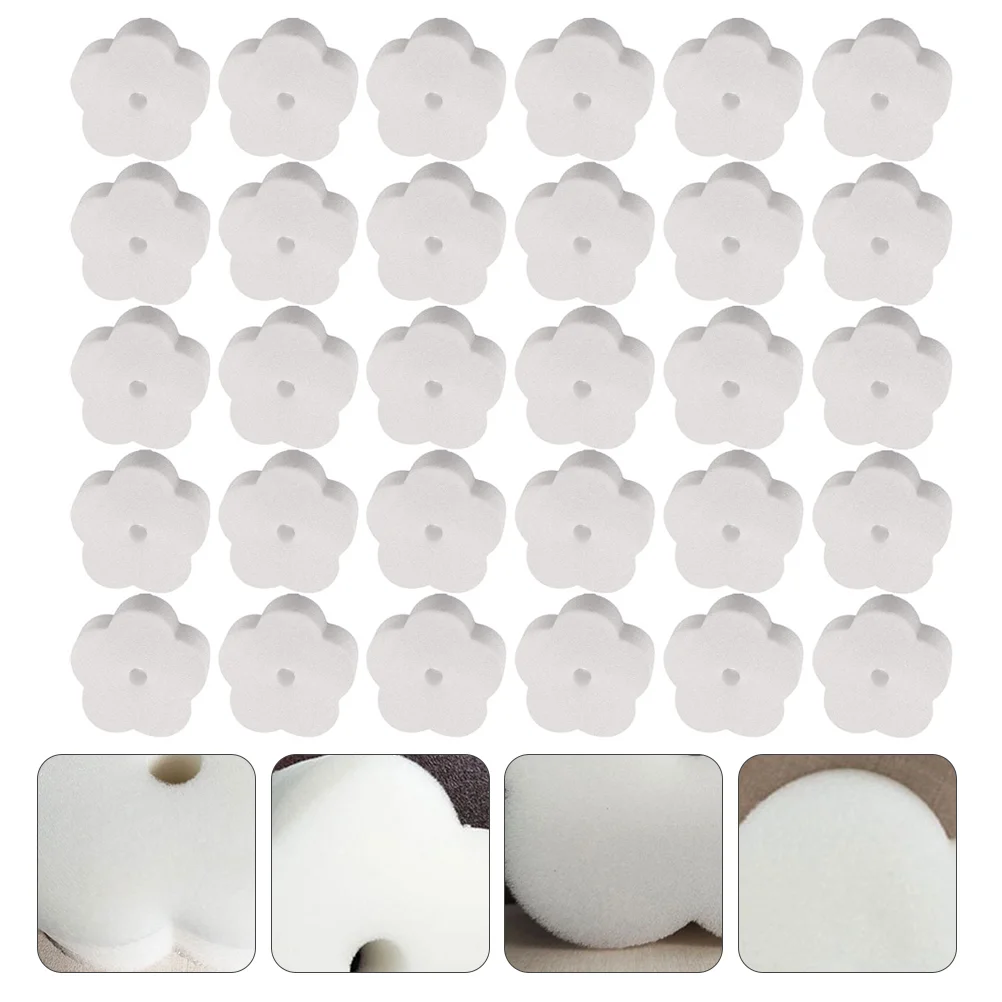 

30 Pcs Filter Sponge Water Absorption Scum Filters Absorber Oil-absorbing Filting Cleaning Sponges