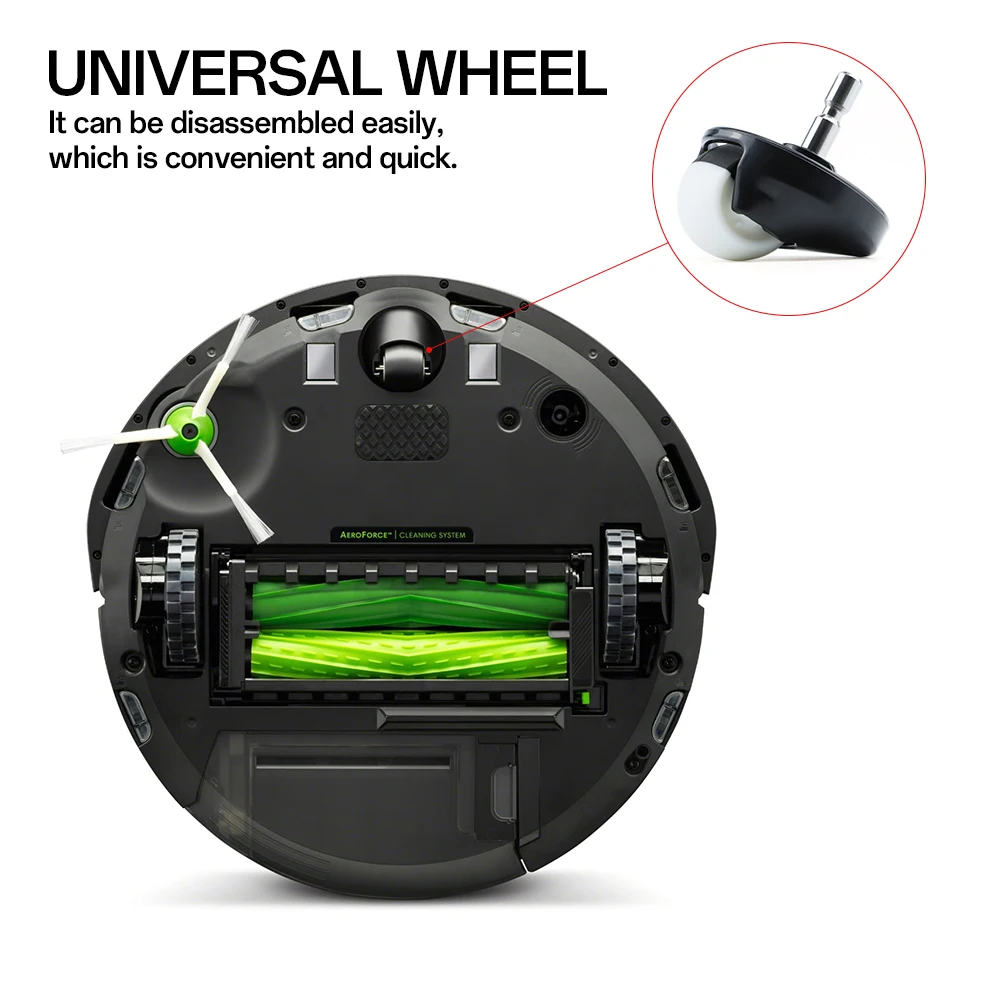 Front Wheel Caster Assembly For iRobot Roomba 500 600 700 800 i7 E5 E6 900 Series Omni-Directional Wheel Vacuum Cleaner Parts