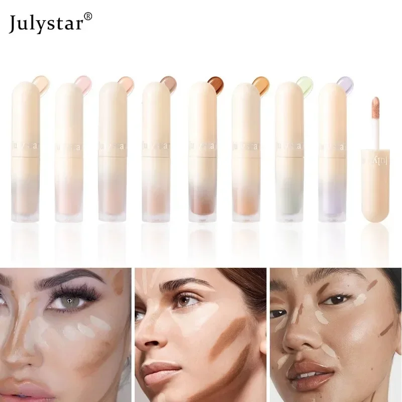 Liquid Concealer Stick Foundation Cream 8 Color Moisturizing Lasting Cover Acne Dark Circle Natural Matte Concealer Cream Makeup