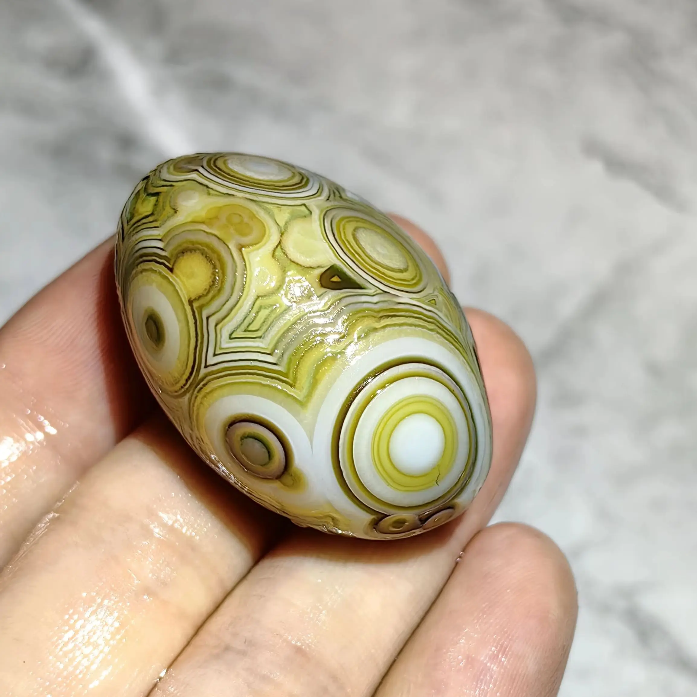 Natural Gobi Stone Gobi Eye Agate Raw Unprocessed Stone for Decoration Or Wearable Art, Authentic Texture