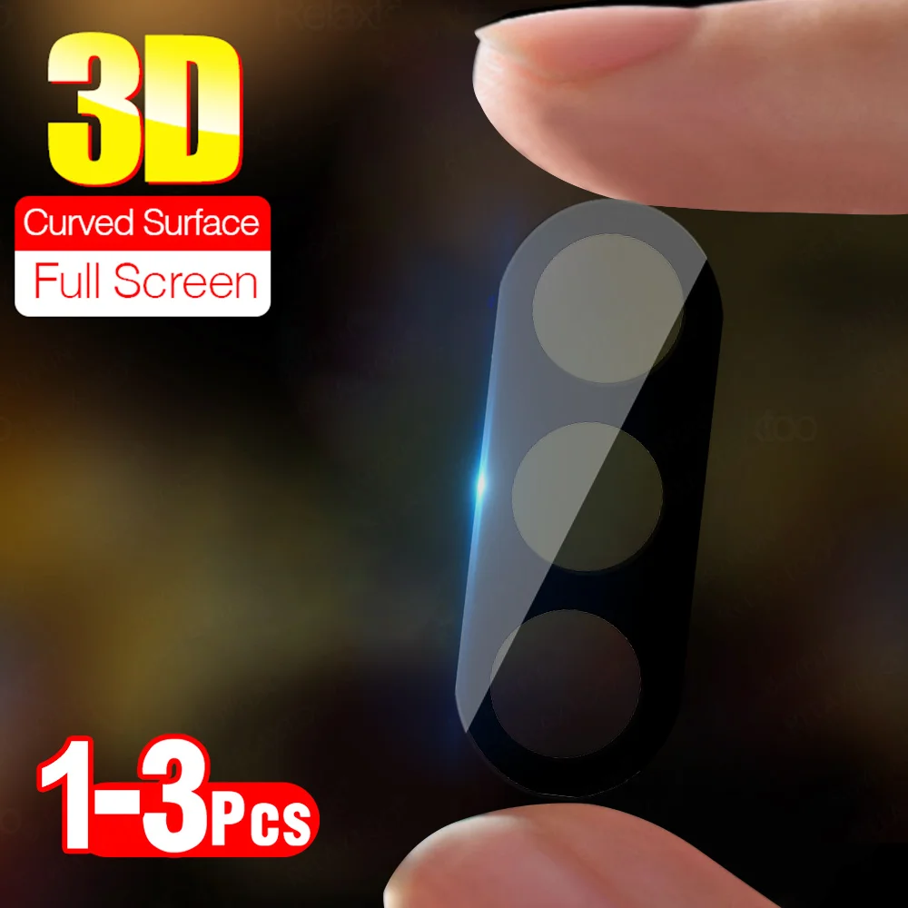 1-3pcs 3D Camera Lens Glass Cover For Samsung Galaxy S24 FE 5G Curved Lens Tempered Glass Protector On SumsungS24FE S 24 FE 24fe