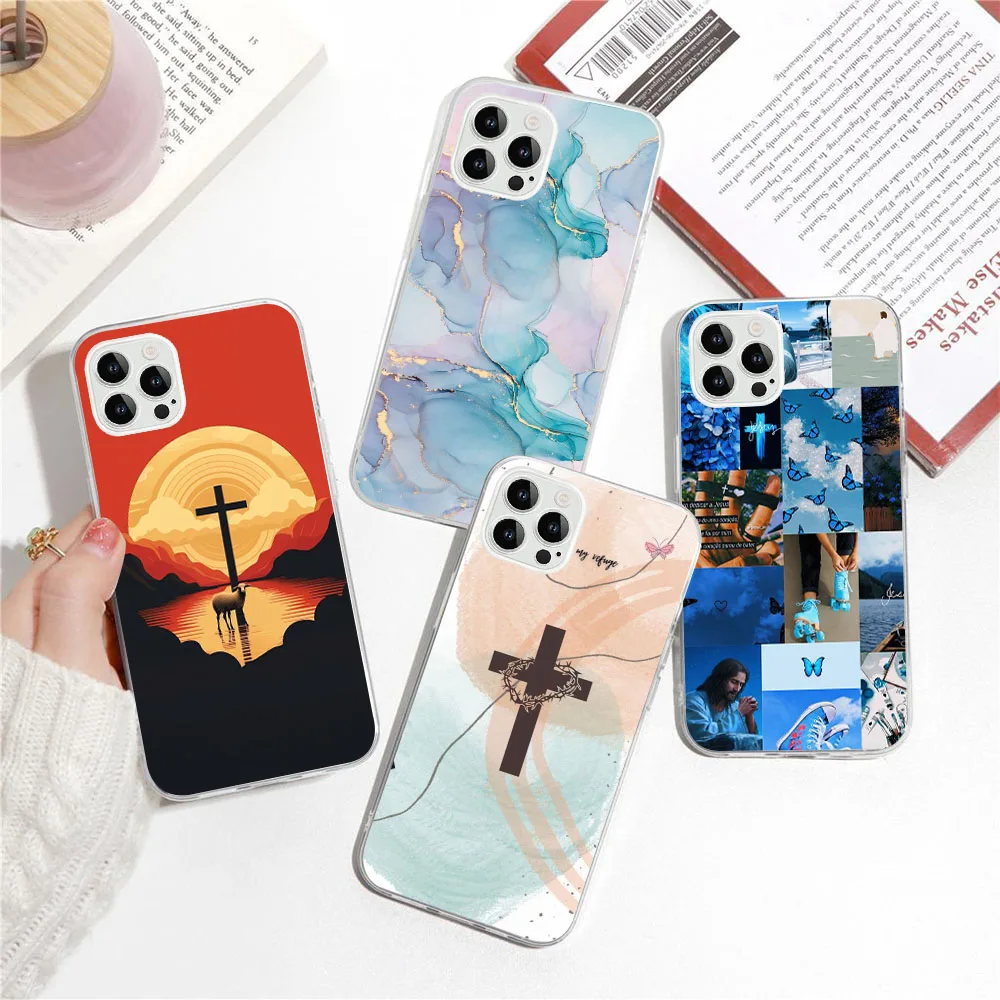 SK-64 Sunflower Jesus Silicone Case For LG K62 K42 K61 K40S K9 Q61 Q60 K50 V40 V50 V60 K92 G8 G8X Stylo 6 ThinQ5 VELVET