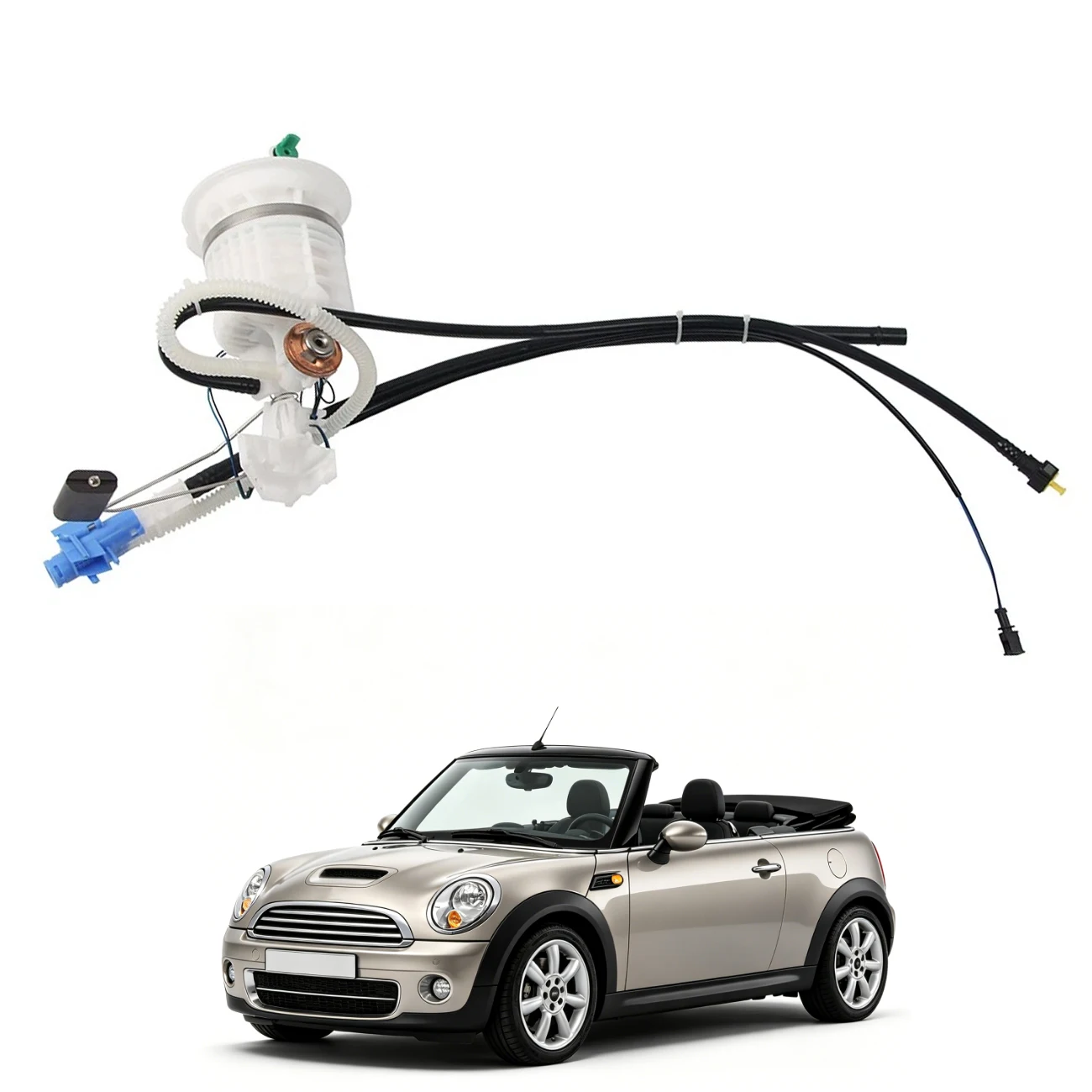 

Fuel Filter With Fuel Level Sensor 16146765122 For Mini Cooper Base Hatchback R50 2002-2006 Convertible R52 1.6L 2005-2008