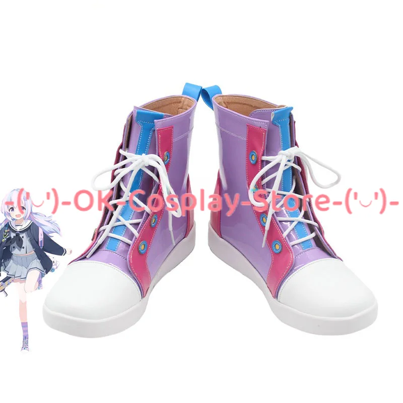 

Game Blue Archive Uzawa Reisa Cosplay Shoes Halloween Carnival Boots Cosplay Prop PU Shoes Custom Made