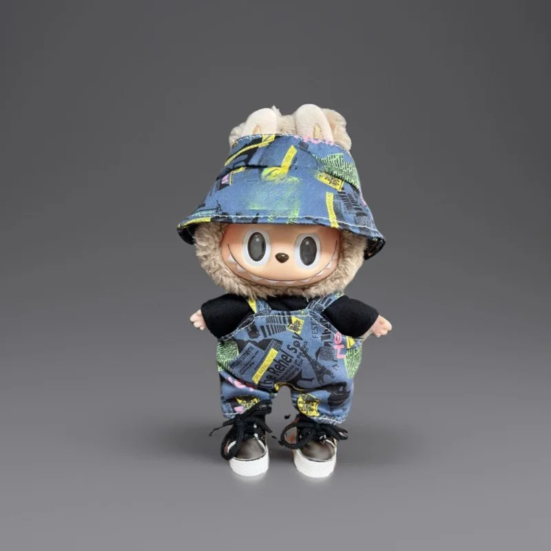 ミニ人形アクセサリー 17 センチメートル Labubu 服 V1 V2 衣類アクセサリーセットギフト