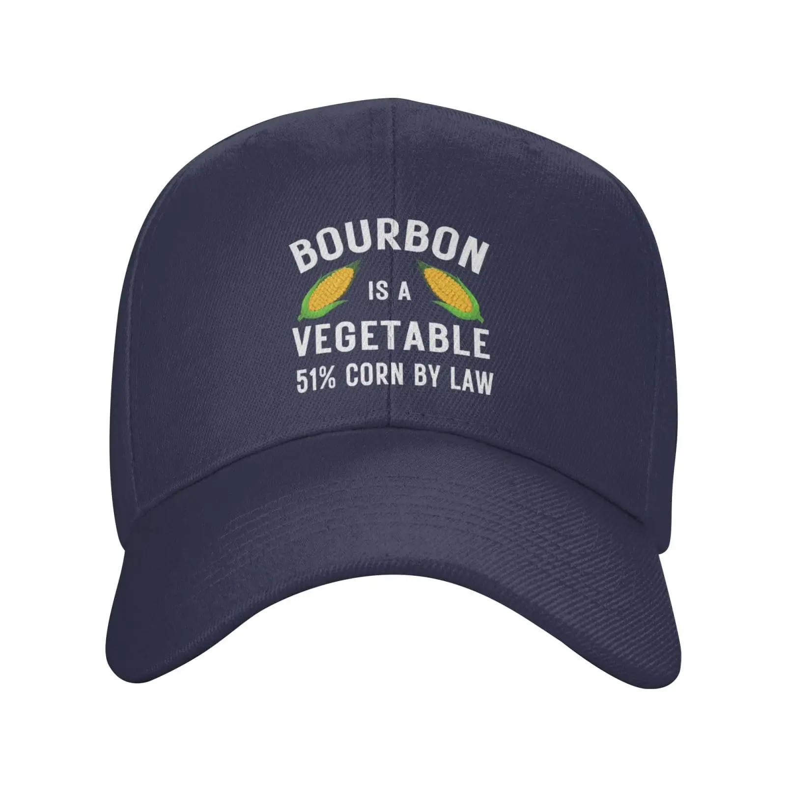 Bourbon is A Vegetable 51% Corn by Law Trucker Hat Unisex Adjustable Sun Sport Fishing Baseball Cap