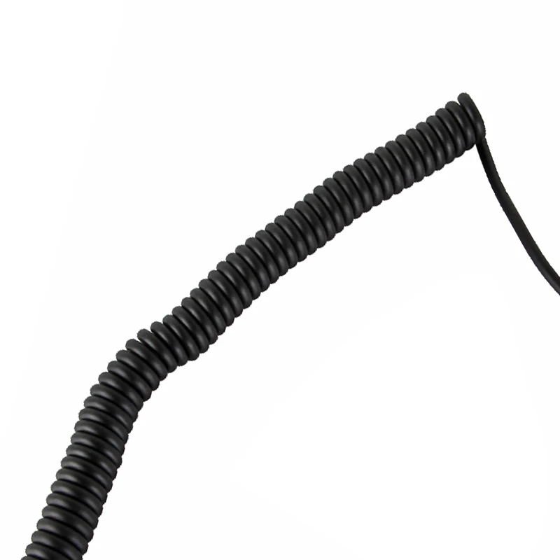 SMIEA 2pin 4 Wire Speaker MIC Cable Spring line For Motorola GP88S GP3688 GP2000 PMMN4013A