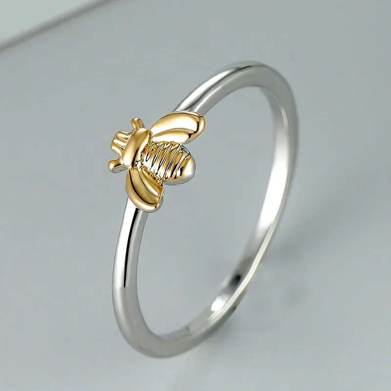 

Popular Little Bee Ring Vintage Exquisite Temperament, Small Animal Ring, Advanced and Simple Jewelry