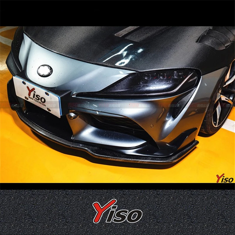 

Suitable for SUPRA A90 Carbon fiber Savearth V2 Front Lip Modified encirclement Aerodynamic kit Front Spoiler front lip