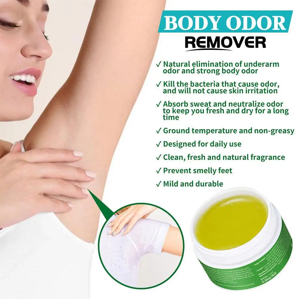 

Body Odor Remove Cream Underarm Bad Smell Sweating Removal Armpit Refreshing Antiperspirant Lasting Aroma Deodorant Body Care