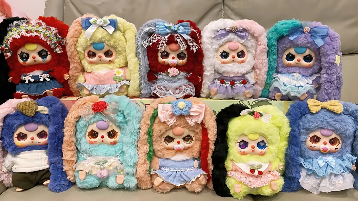 Bayi Tiga Lily Kelinci Kota V4 Kotak Buta Boneka Mewah Kotak Misteri Liontin Bermain Trendi Ornamen Ulang Tahun Anak Hadiah Natal Anak Perempuan