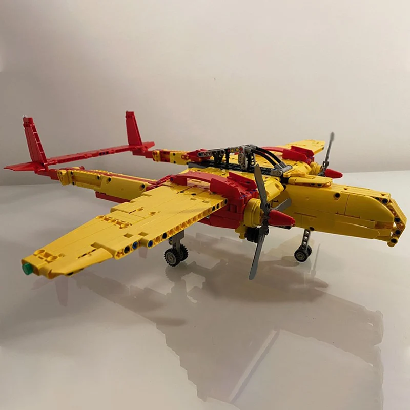 P-38 البرق WW2 الطائرات المقاتلة العسكرية نموذج MOC قوالب بناء معدات الحرب وحدات التكنولوجيا هدايا عطلة ألعاب أطفال