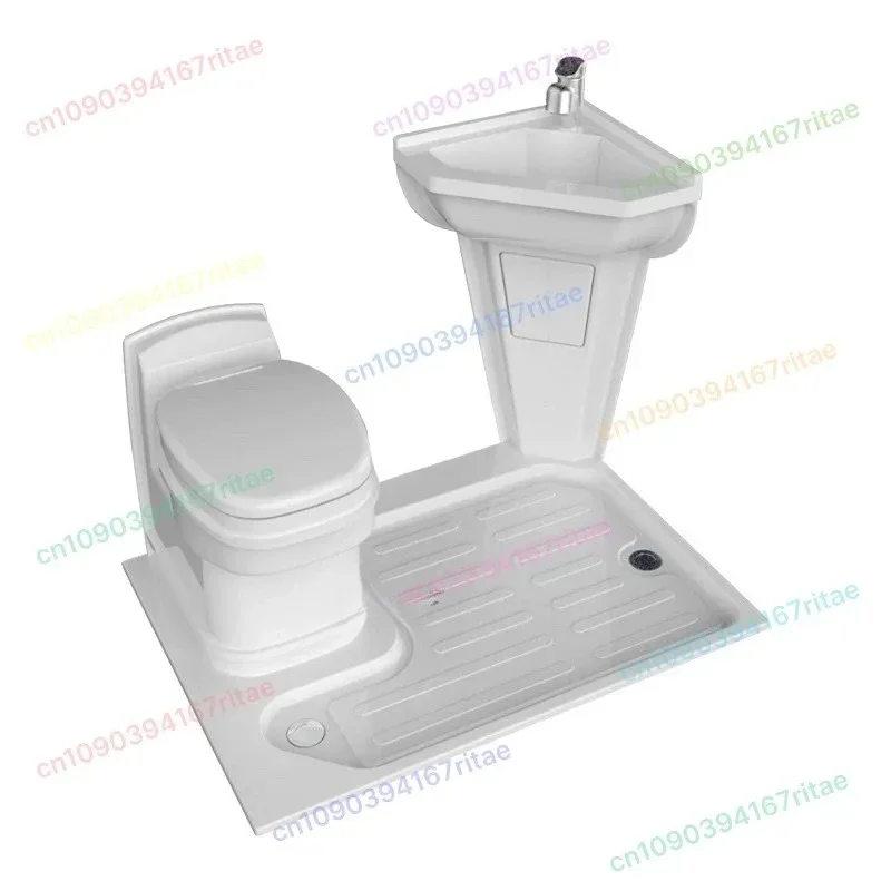Camper Shower Base Vacuum Formed Shower Tray, Matched Wash Basin, Universal RV Bathroom Component
