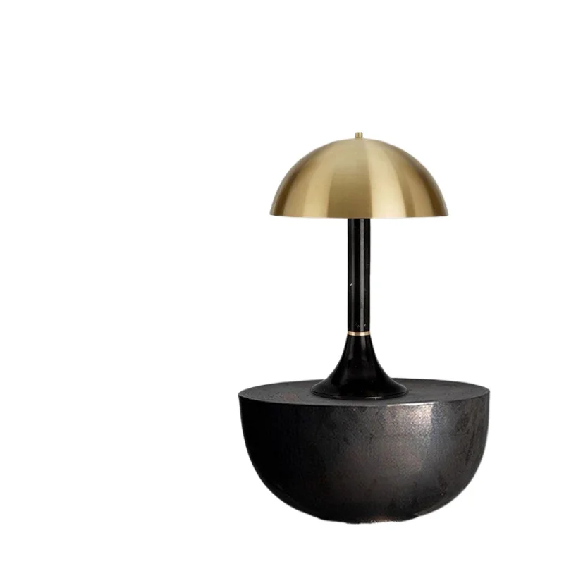 

Marble mushroom Nordic creative minimalist desk lamp, designer bedroom bedside lamp