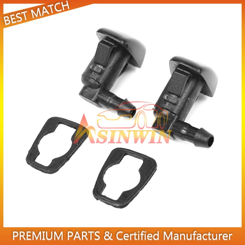 95226510 2pcs New Front Windshield Washer Nozzles Fits For Chevrolet Cruze Replaces Spray Jet Kit 2014 2015