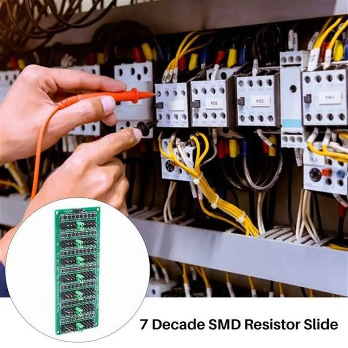 2pcs Eight Decade 1R - 9999999R Programmable SMD Resistor Slide Resistor Board Step Accuracy 0.1R 1% 1/2 Watt Module
