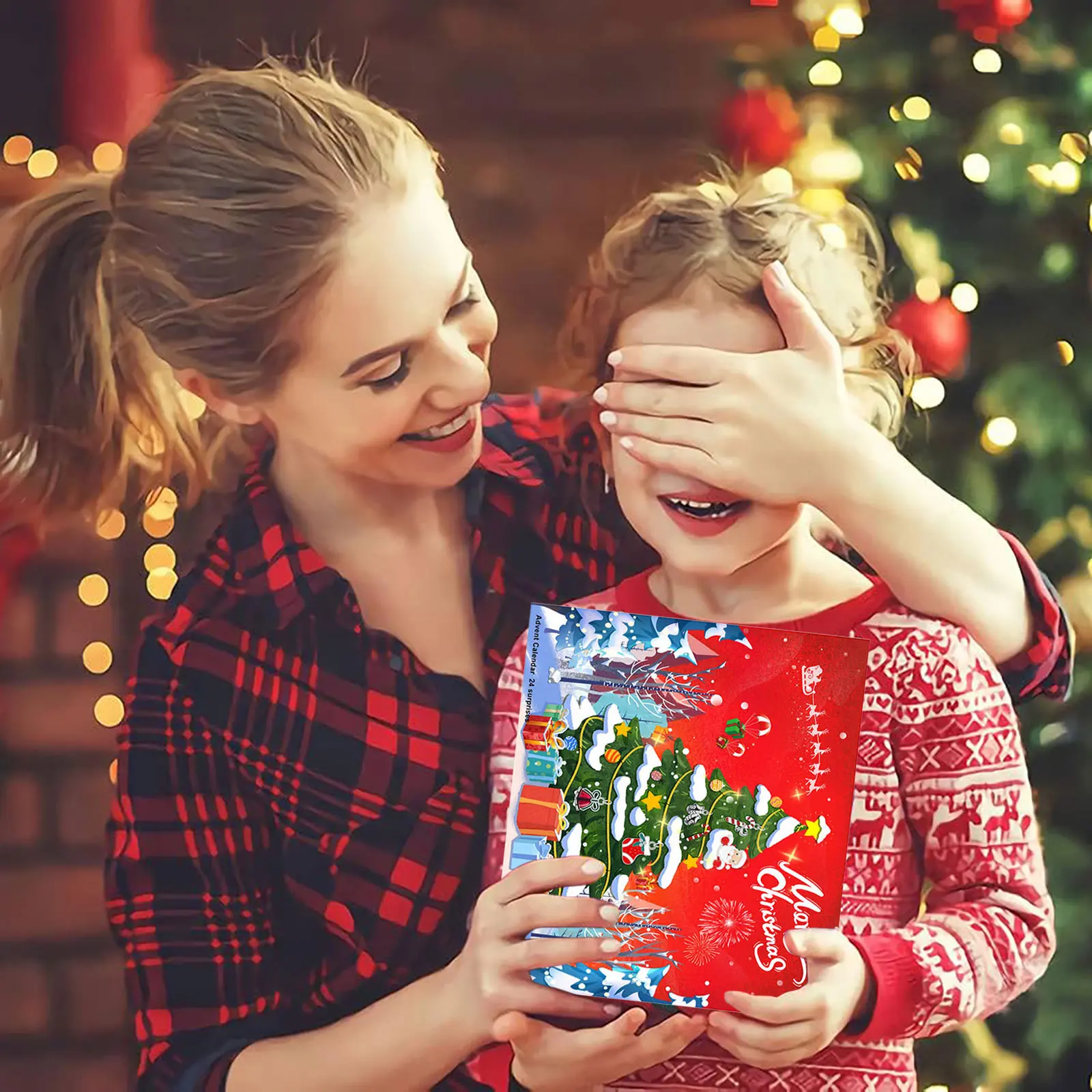 Kids Fun Game Toys Christmas Advent Calendar Bracelets For Girls 24 Days Xmas Countdown Calendar Diy Jewelry Making Set 2025