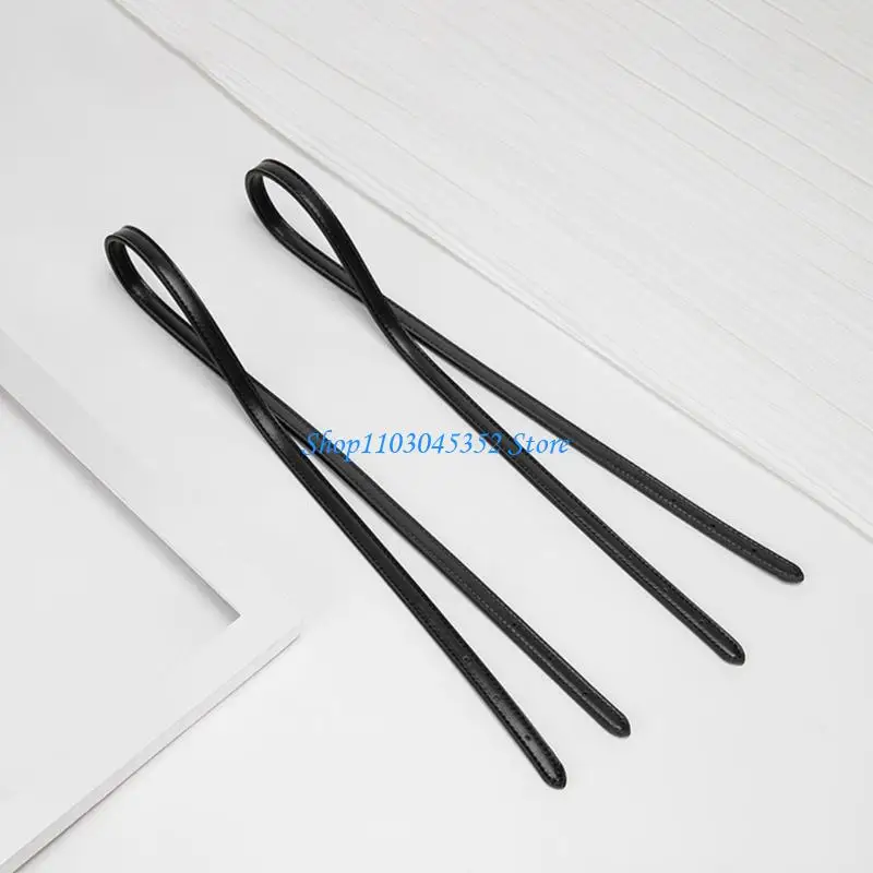 

A3PE 31in Shoulder Bag Strap Bag Belt Solid Color Leather Belt with Shoulder Pad