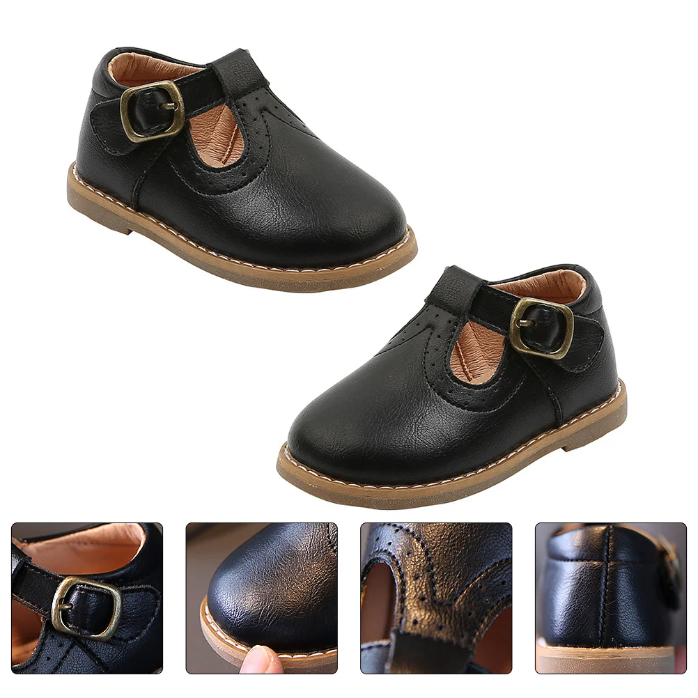 

1Pair British Style Infant Prewalker Baby Shoes Winter Warm Non-Slip Soft Sole Baby Warm Shoes Prewalkers Infant Prewalker