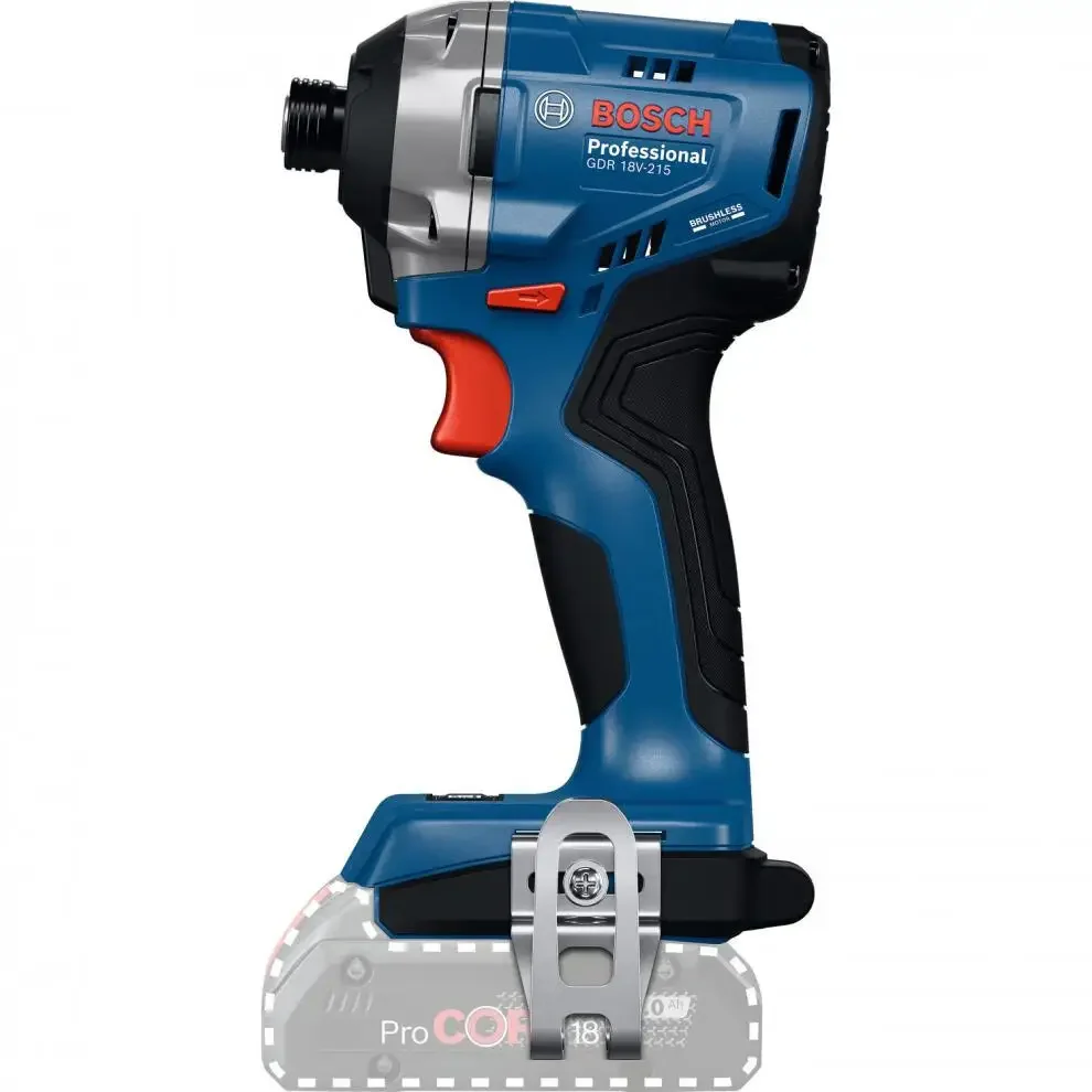 Bosch GDR 18V-215 Cordless Brushless Impact Driver Heavy Duty High Torque Electric Screwdriver Professional Electric Tools