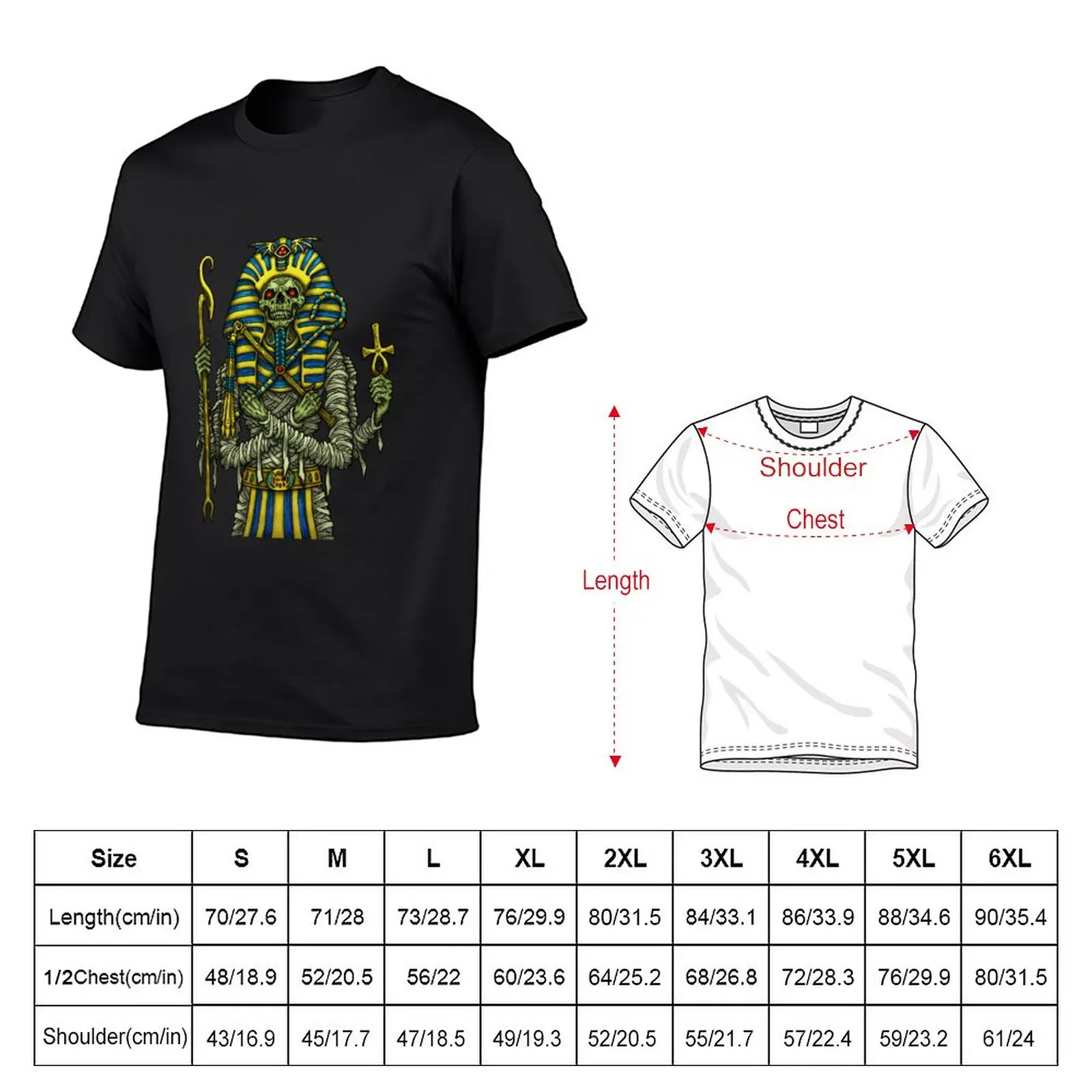 Black Pharaoh - Azhmodai 2019 T-Shirt t shirt man graphics t shirt Men's t shirts