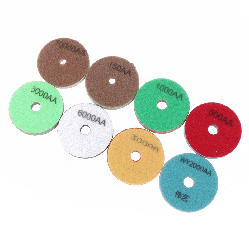 Sponge Diamond Polishing Pads Granite Marble Artificial Stone Polishing Cleaning Tool Concrete Sanding Disc For Polisher