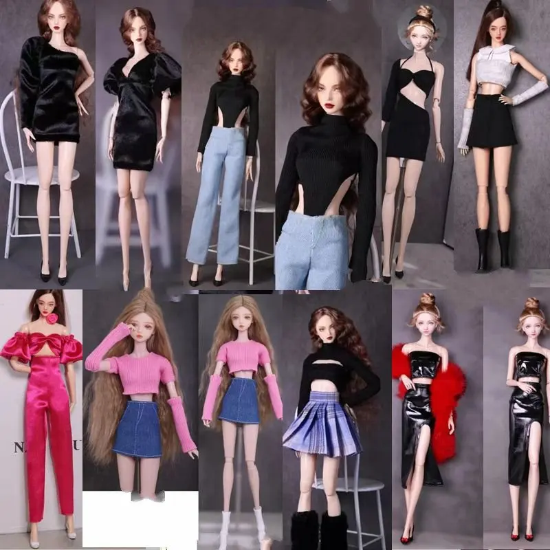 

Fashion 1/6 Doll Clothes for Barbie Outfits Set for Barbie Doll Dress FR / ST Clothing 11.5" Dollhouse Accessories Kids Toy Gift