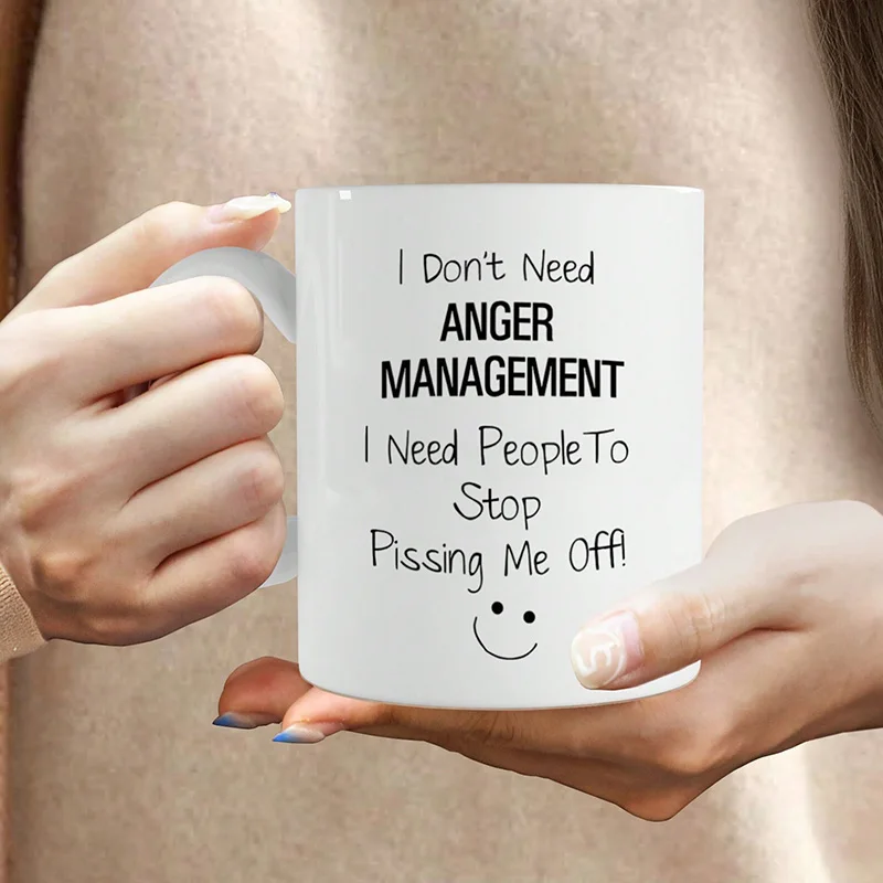 

Inspirational Quotes Coffee Mug Ceramic Cups To Stop Pissing Me Off Water Summer Birthday Holiday Valentine'S Day New Year Gifts