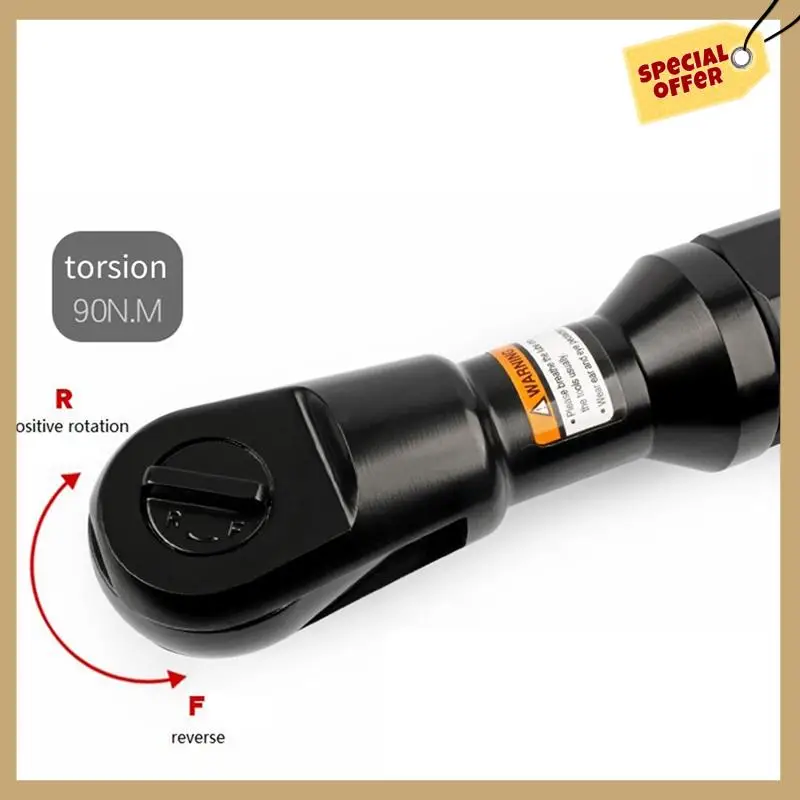 

3/8 Heavy Right Angle Pneumatic Ratchet Wrench 90-Degree Pneumatic Pneumatic Trigger Wind Pulling Tool Reusable Durable