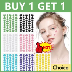 2X 40pcs Colorful PE Pimple Patches Cute Star Shaped Pimple Cover Sticker Invisible Pimple Cover Removal Pimple Patch