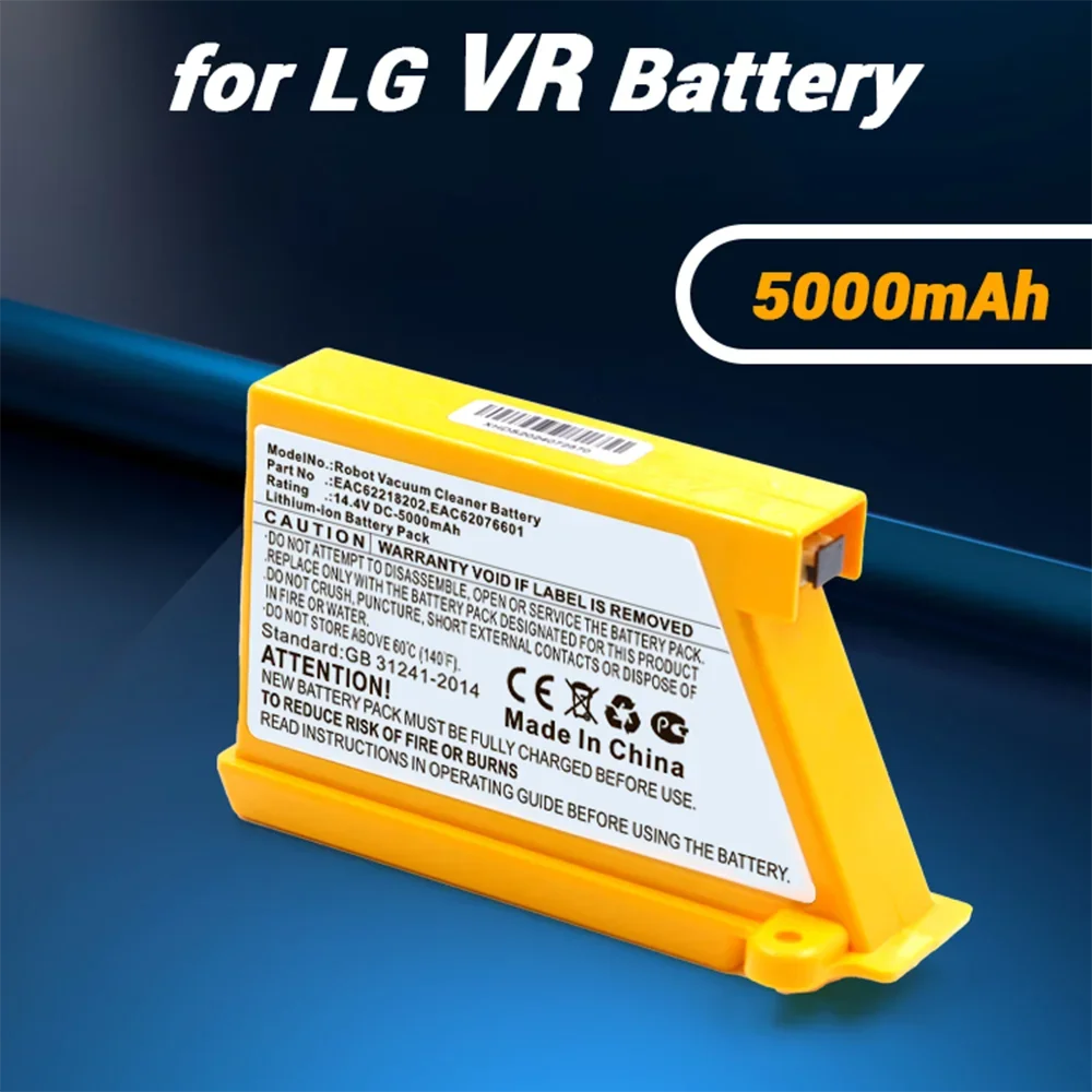 Новый аккумулятор для робота-пылесоса LG VR65720LVMP VR65715LVM EAC62218205 VR66750LVWP EAC60766107 AGM30061001.