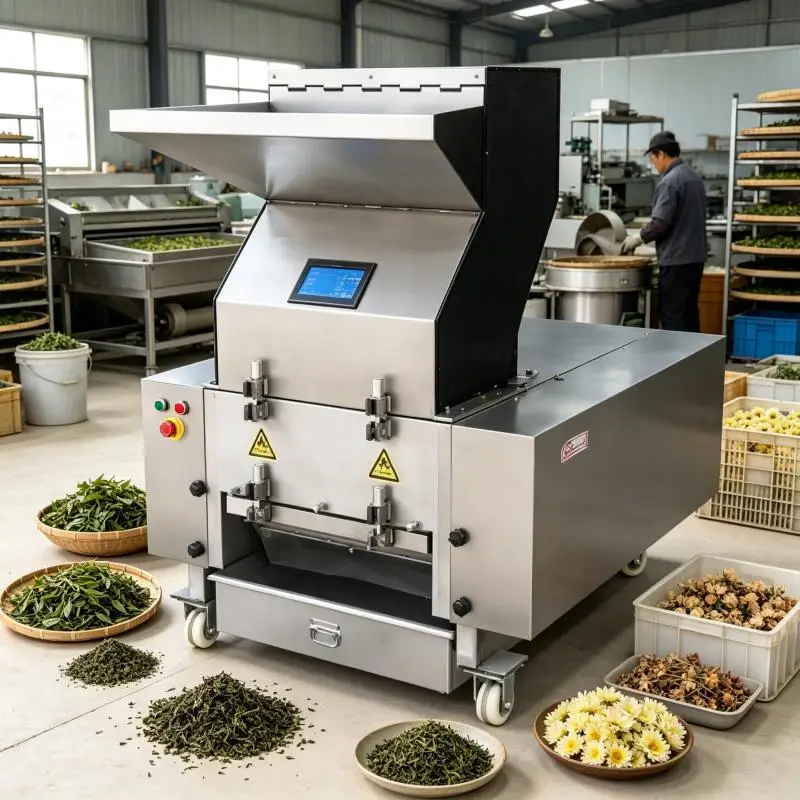 oarse Crusher Machine Robust Primary Granulator Low Maintenance For Dried Herb Root Spice Industrial Raw Material Crushing