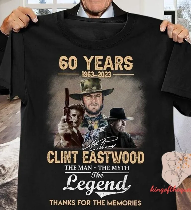 Clint Eastwood 60 Years Anniversity T-Shirt, Clint Eastwood Mayor Shirt, Good Ba