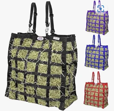 

2025 Large Capacity Slow Feed Hay Bag with Waterproof Fabric for All Weather