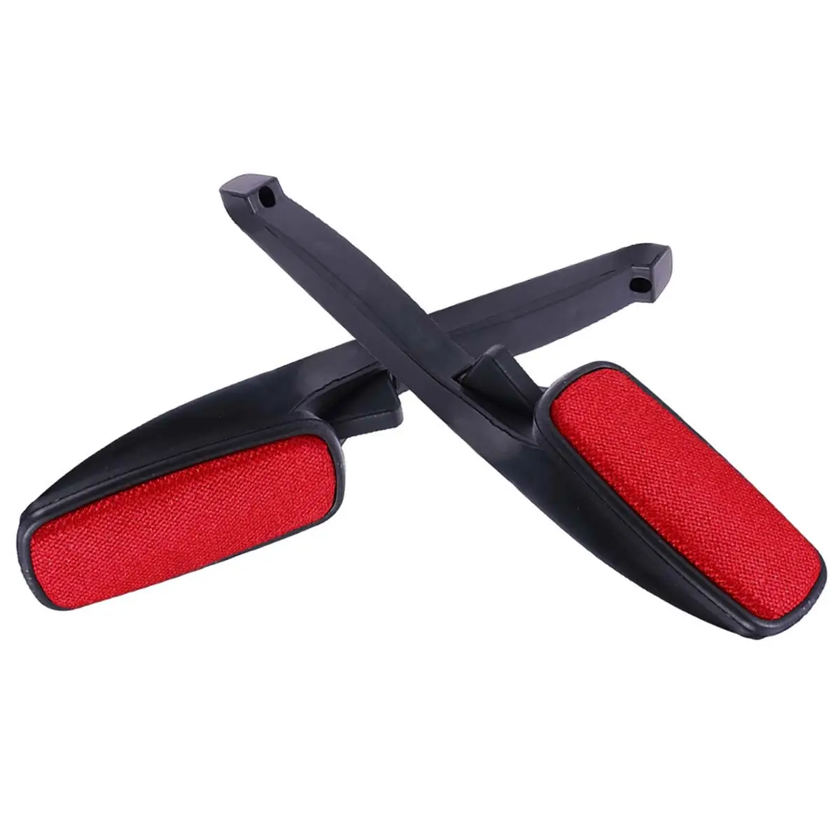 2Pcs Ergonomic Clothes Lint Remover Brush Static Powered Easy Grip for Left Right Hand Use on Clothing Bedding Furniture
