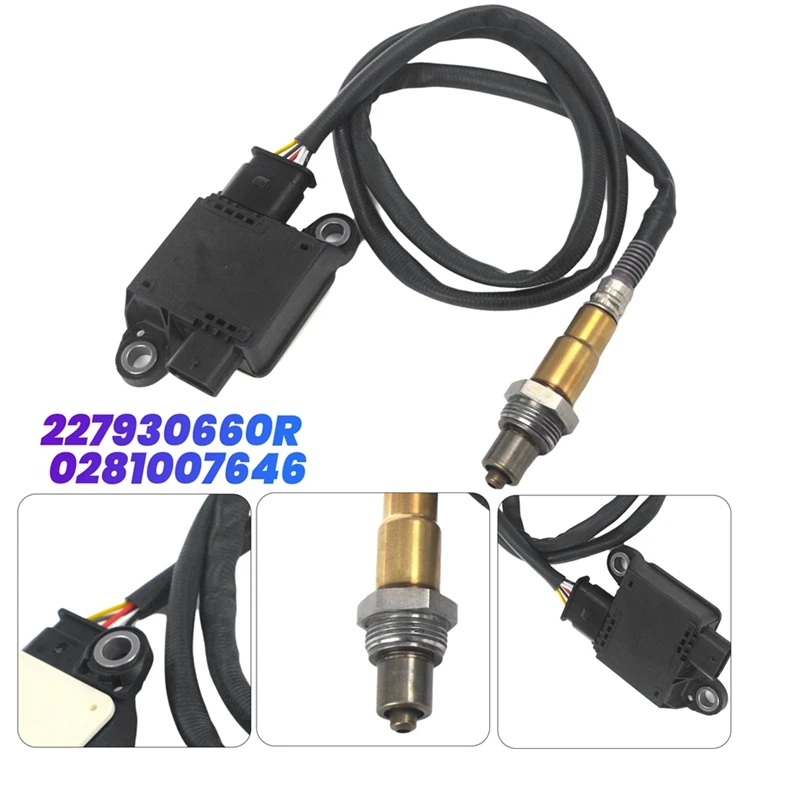 Car PM Particle Matter Sensor 227930660R 0281007646 For Renault Alaskan Master III 2.3DCI 2019-2023 Diesel Nox Sensor