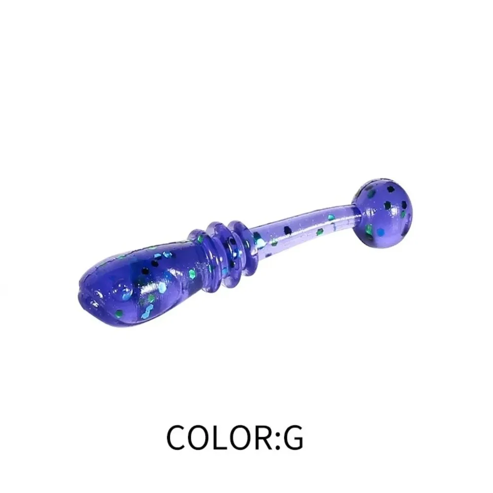 50 pçs isca whitebait isca macia 0.12g isca de afundamento macio 2cm novas iscas de pesca