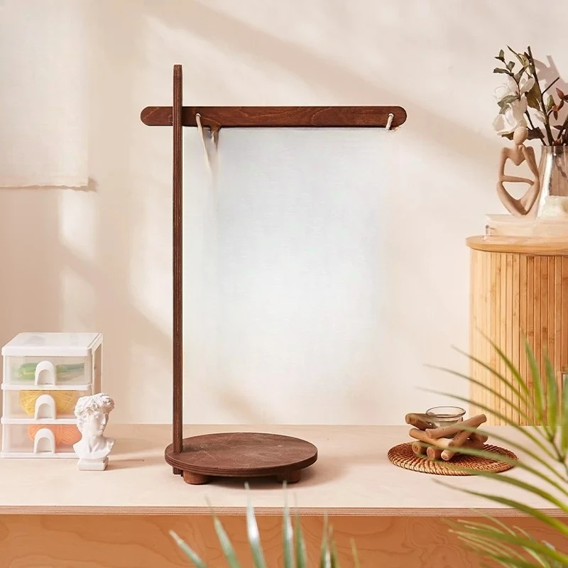 Desktop Poster Display Rack Sports Medal Commemorative Medal Display Milk Tea Shop Menu Solid Wood Display Frame Accessories