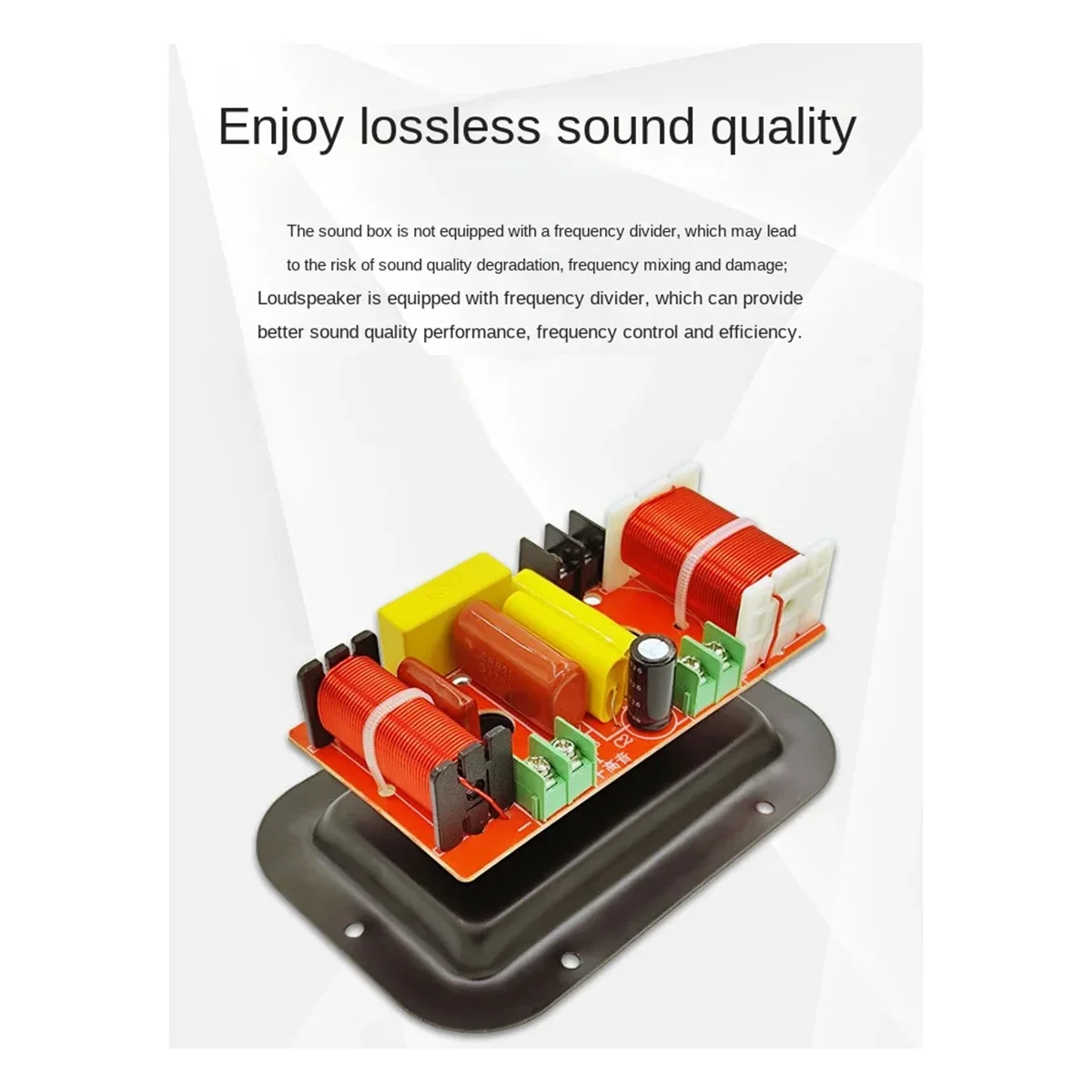 B03B-2 Ways 350W Speaker Treble+Bass Frequency Divider Crossovers Speaker Filters DIY for DIY Home Theater