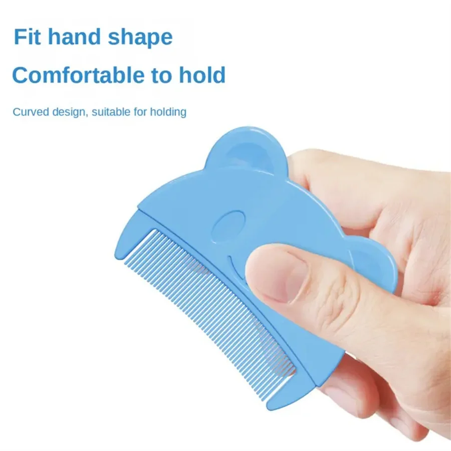 

Набор из 1 мягкой детской расчески - нежная и успокаивающая массажная щетка для кожи - идеально подходит для мам, с гвоздями.