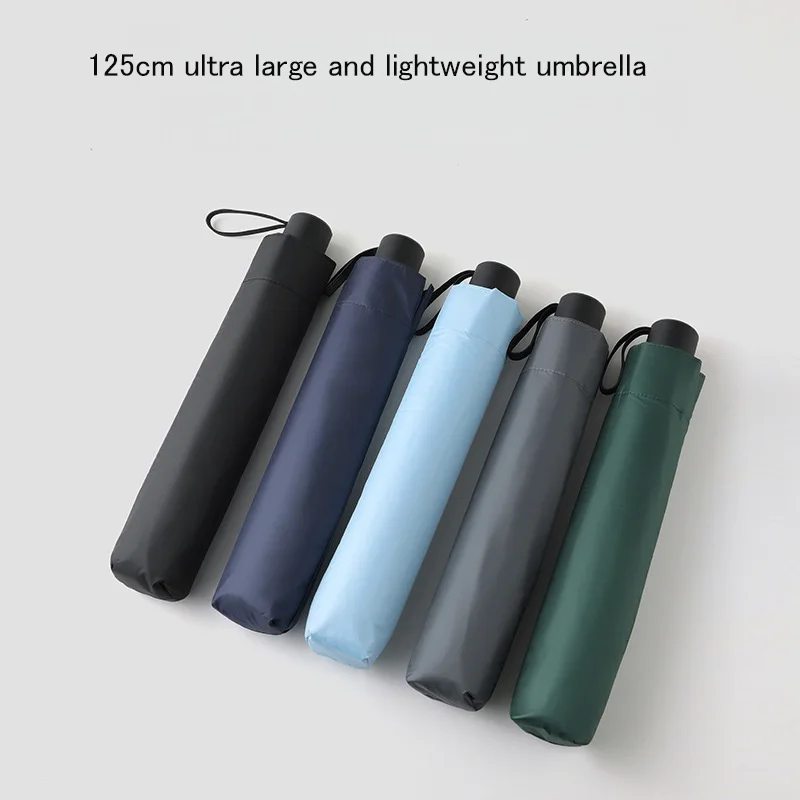 

Ultra Light Sun Umbrella Folding Automatic Anti Uv Sunshine Umbrellas Compact Fresh and Elegant High-density Sunscreen Umbrella