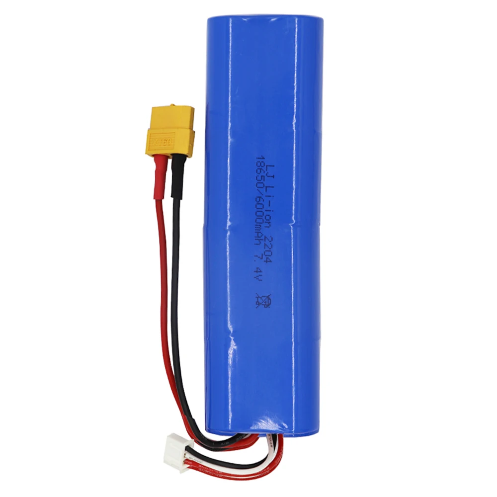 Akumulator Lipo o dużej pojemności 7,4 V 5600 mAh 18650 do czołgu RC henglong 3818 3819 3838 3839 3848 3858 3868 3878 itp. 1/16