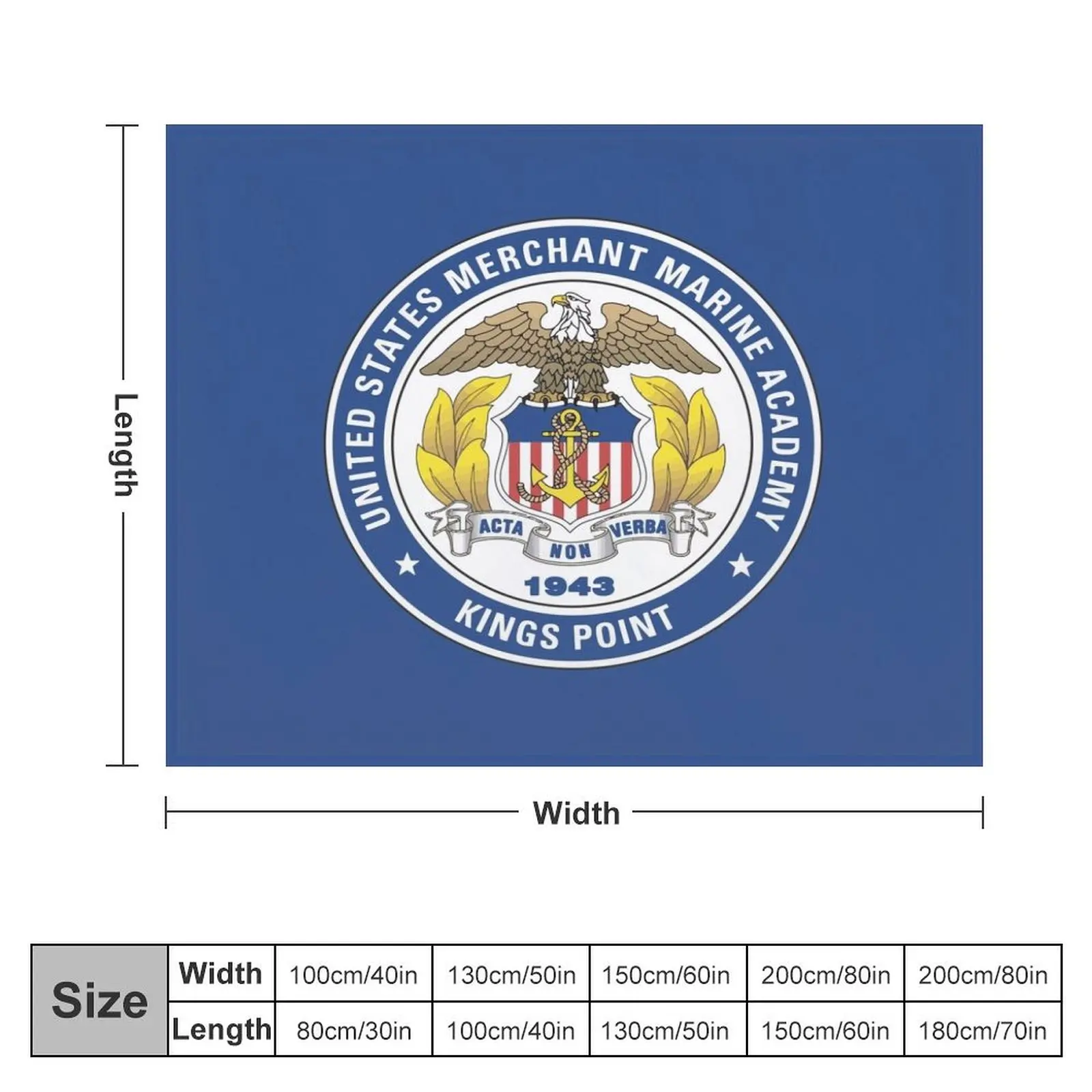 United States Merchant Marine Academy? Throw Blanket Cute Summer Beddings Softest Plaid Blankets