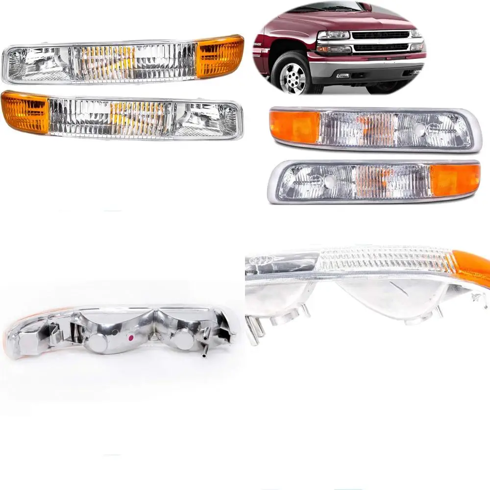 

Комплект хромированных передних парковочных и указателей поворота для грузовиков Silverado, 00-06 Tahoe и пригородных грузовиков 99-02 гг.