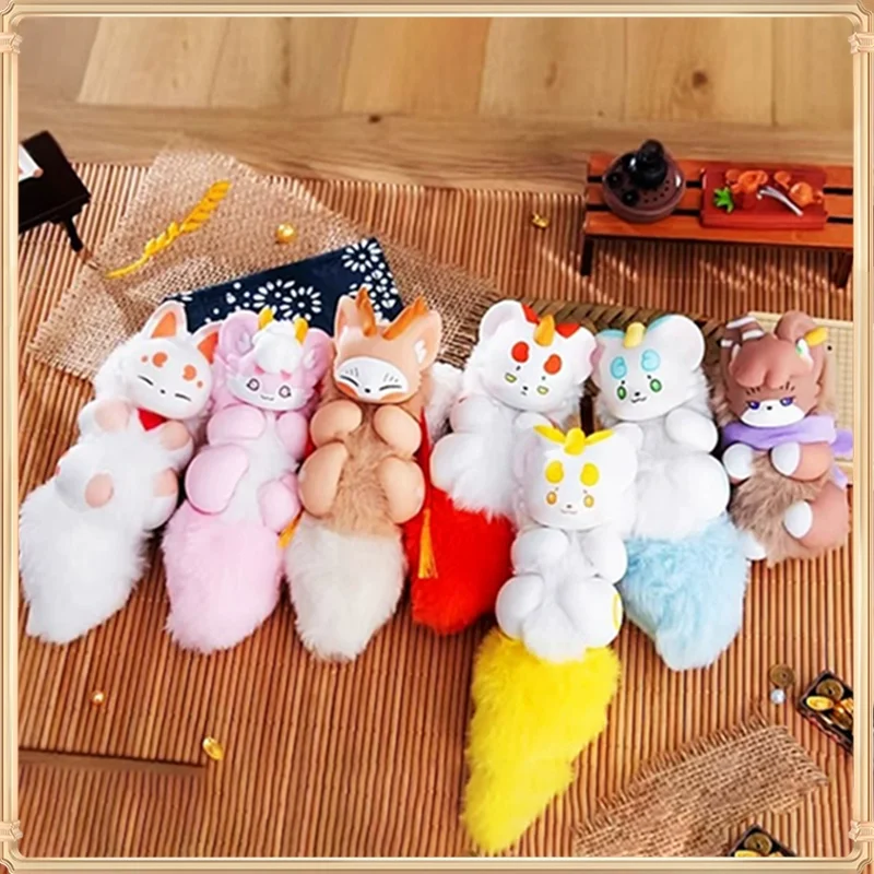 

You Shou Yan Palm Spirit слепая коробка плюшевая кукла брелок милое мягкое животное официальная лицензированная игрушка фигурка декоративное украшение подарок