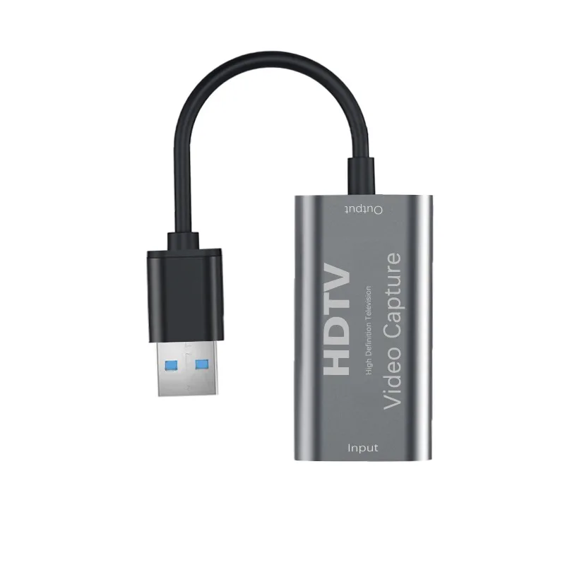 

Карта видеозахвата высокой четкости HDMI на USB 4K, выход для записи видео в реальном времени для конференц-связи 1080P 60 Гц