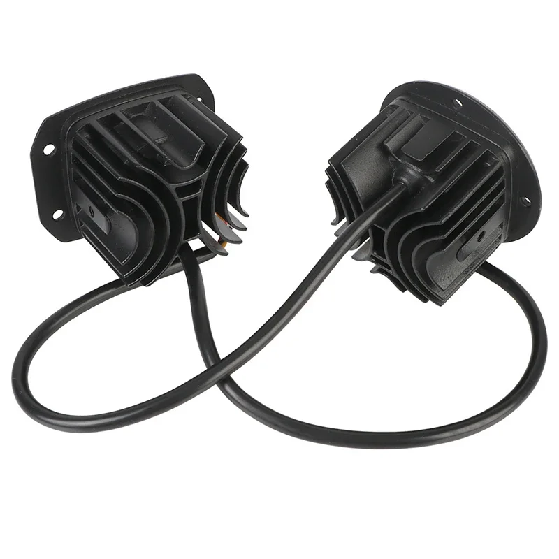 3 Zoll 8D LED-Linse Fahr-Arbeitslicht 30 W zweifarbige Unterputz-Nebelscheinwerfer quadratisch rund für Off-Road 4x4 LKW SUV ATV Motorrad – Detail 14