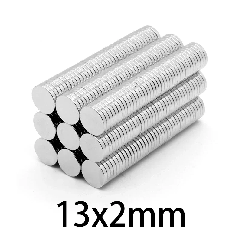 13x2mm Round Powerful Magnet 13*2 Strong Disc Magnets For Fridge, DIY, Building, Scientific, Craft, Education 13x2