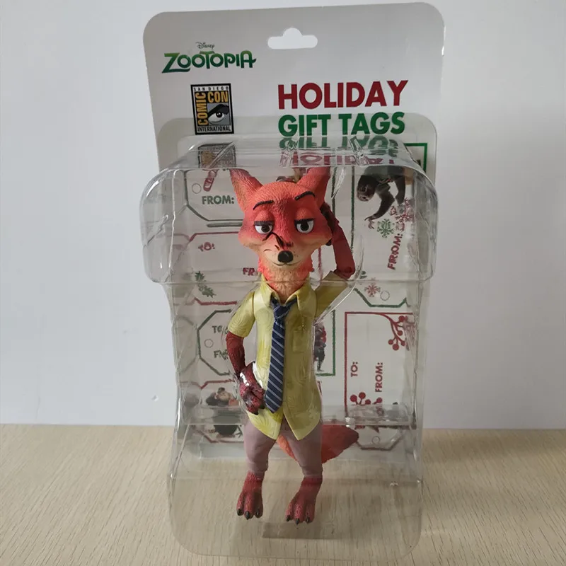 Zootropolis Nick Wilde Cartoon Pvc Figure Toy Doll With Original Box